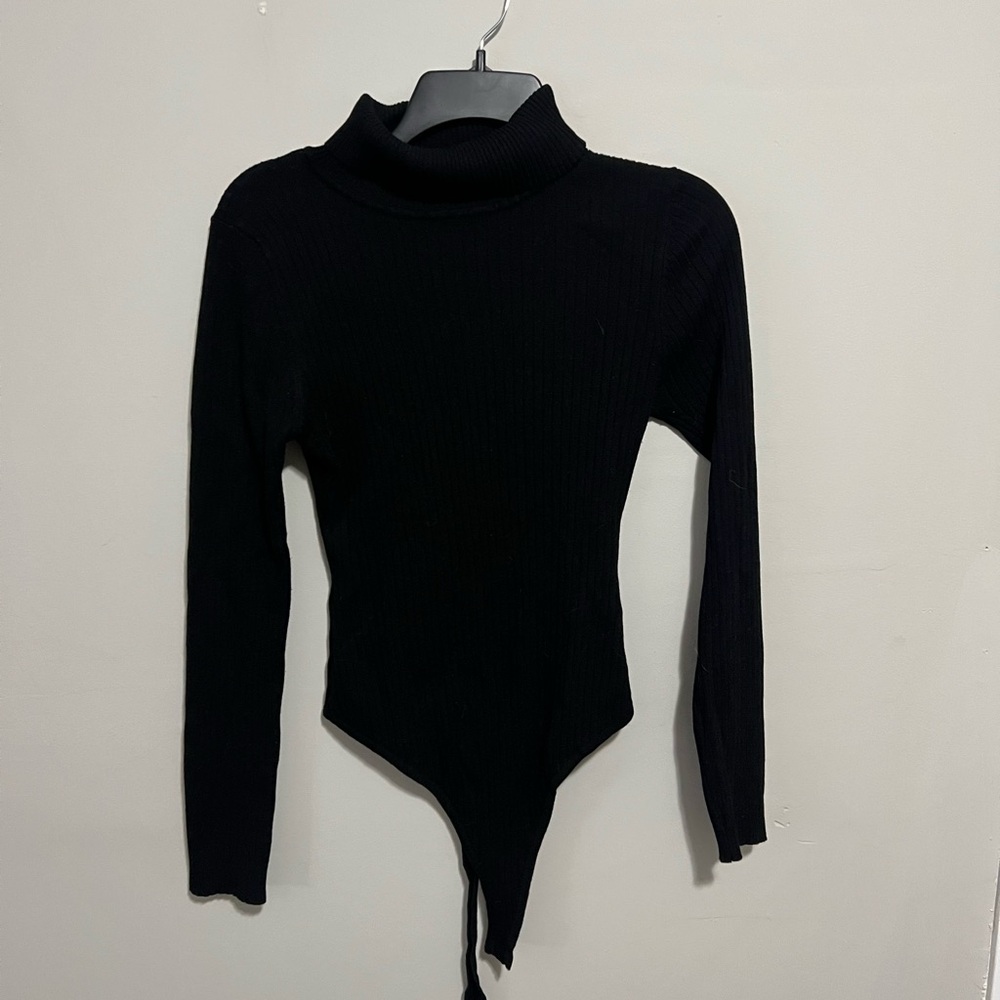Black Turtleneck bodysuit